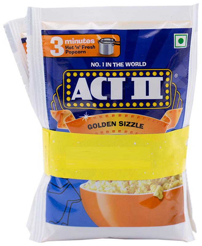 

ACT II Popcorn Golden Sizzle 60 g (Pack of 3)