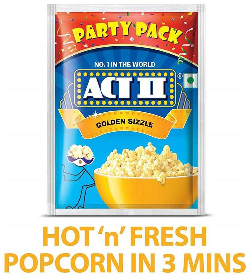 

ACT II Popcorn - Golden Sizzle (Ipc Party Pack) 150 g