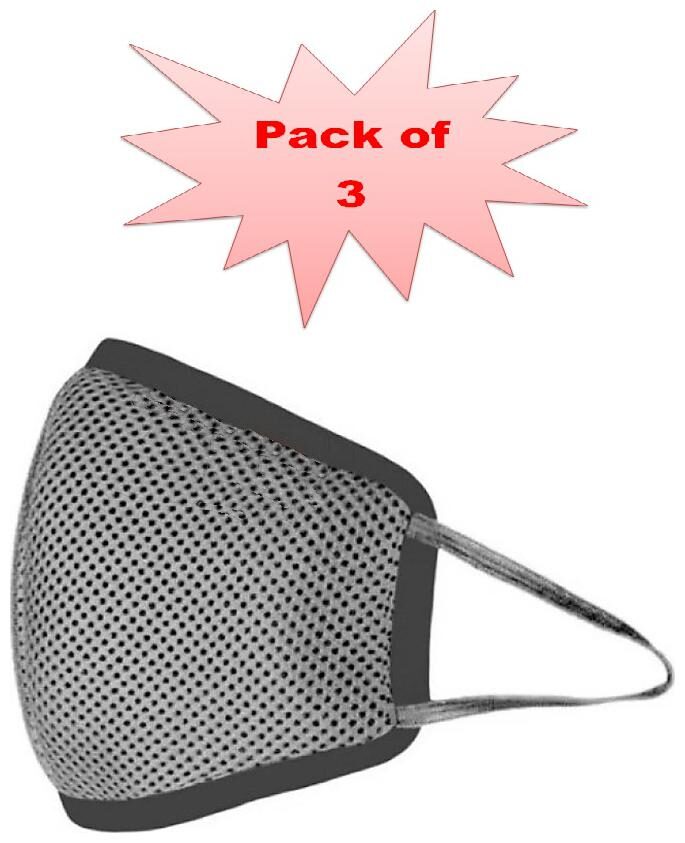 

Adicap Advance Five Layered Cotton Mask Hypasheild W95 (Reusable Washable) (Pack Of 3)