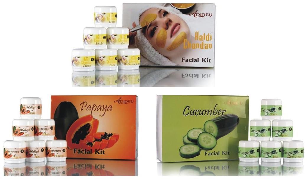 

Adidev Herbals Fruit Extract Facial Kit Combo 750g (Pack of 3)