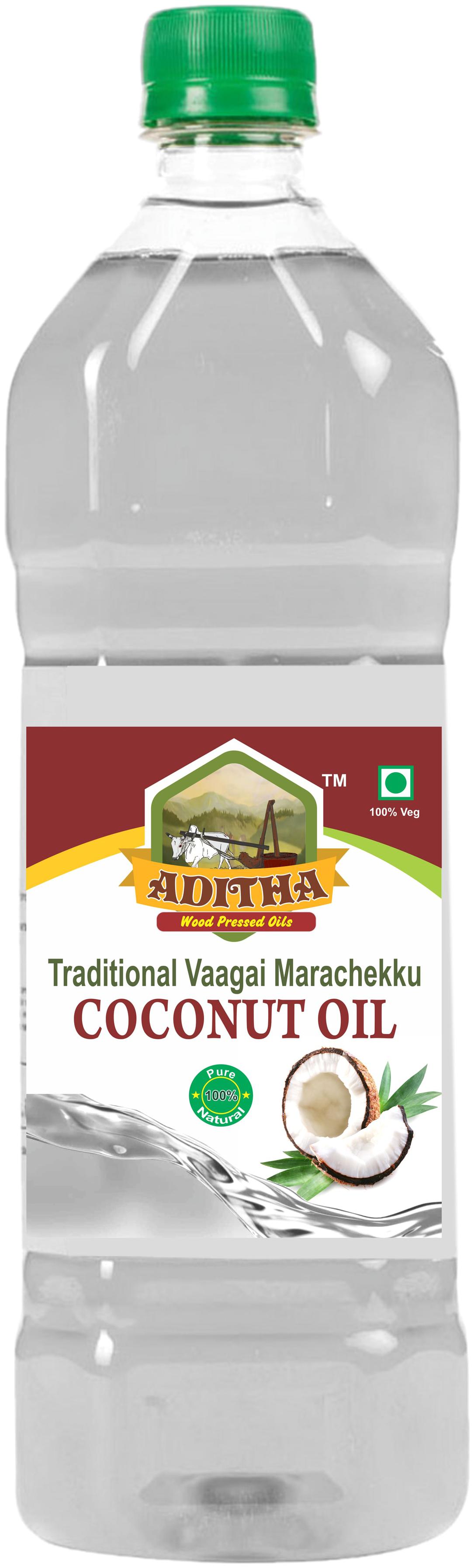 

Aditha Cold Pressed Coconut Oil 1 L Vaagai Marachekku