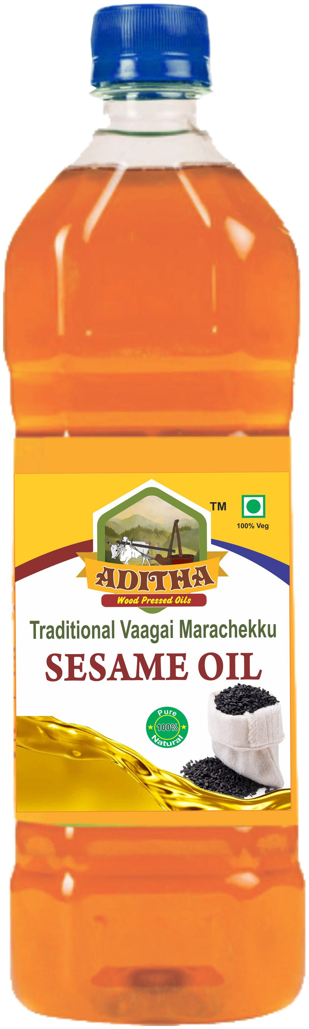 

Aditha Cold Pressed Sesame Oil 500 ml Vaagai Marachekku