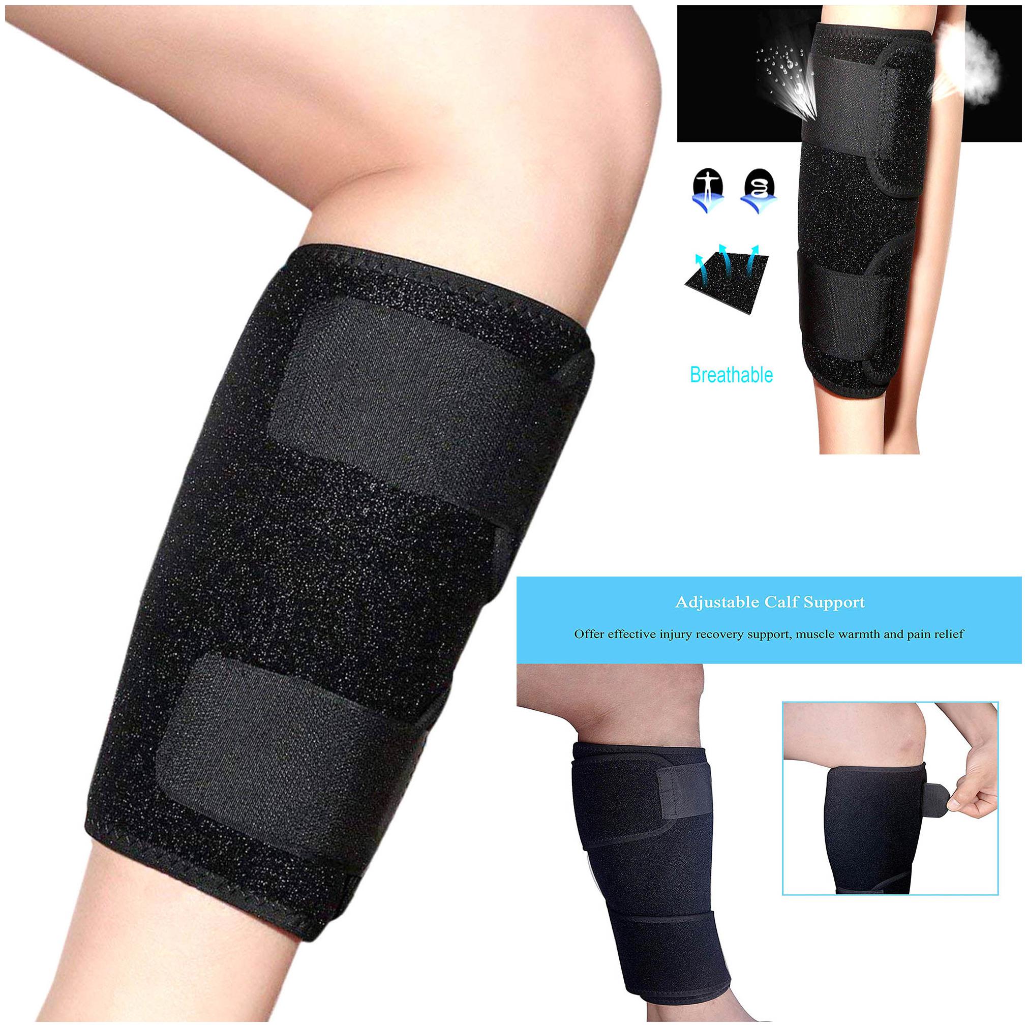 

Adjustable Knee Thigh Calf Brace Support Brace Knee Pain Relief Arthritis Gym Sports Exercise Running Injuries Lower Knee Cap Pain Shin Splint Compression Wrap Leg Support