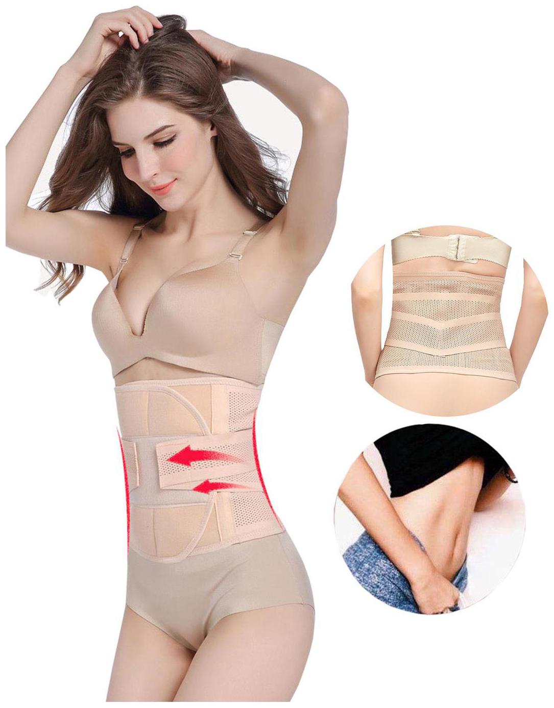 

Adjustable Slimming Abs Belt Sweat Tummy Trimmer hot Body Shaper Exercise Back Waist Support Lumbar Brace Belt