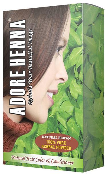 

Adore Henna Natural Brown Hair Colour 100 g ( Pack of 5 )