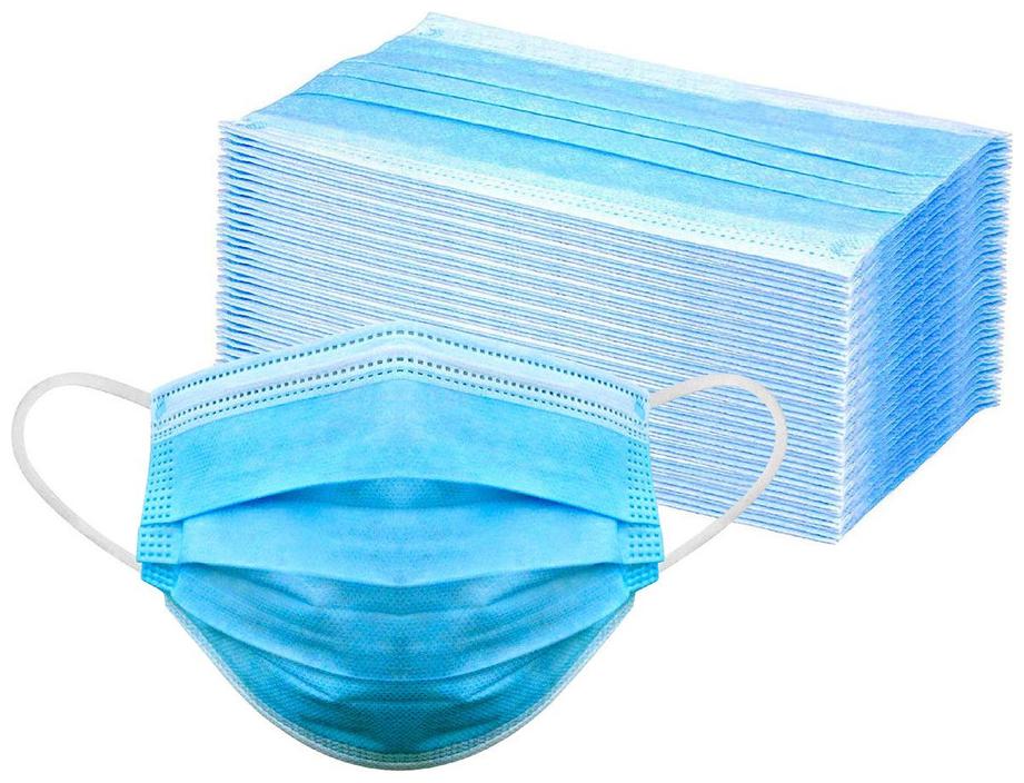 

AESTMO Disposable Non Woven Surgical 3 Ply Face Mask With Earloop With Triple Filtration (Blue) (Pack Of 250)