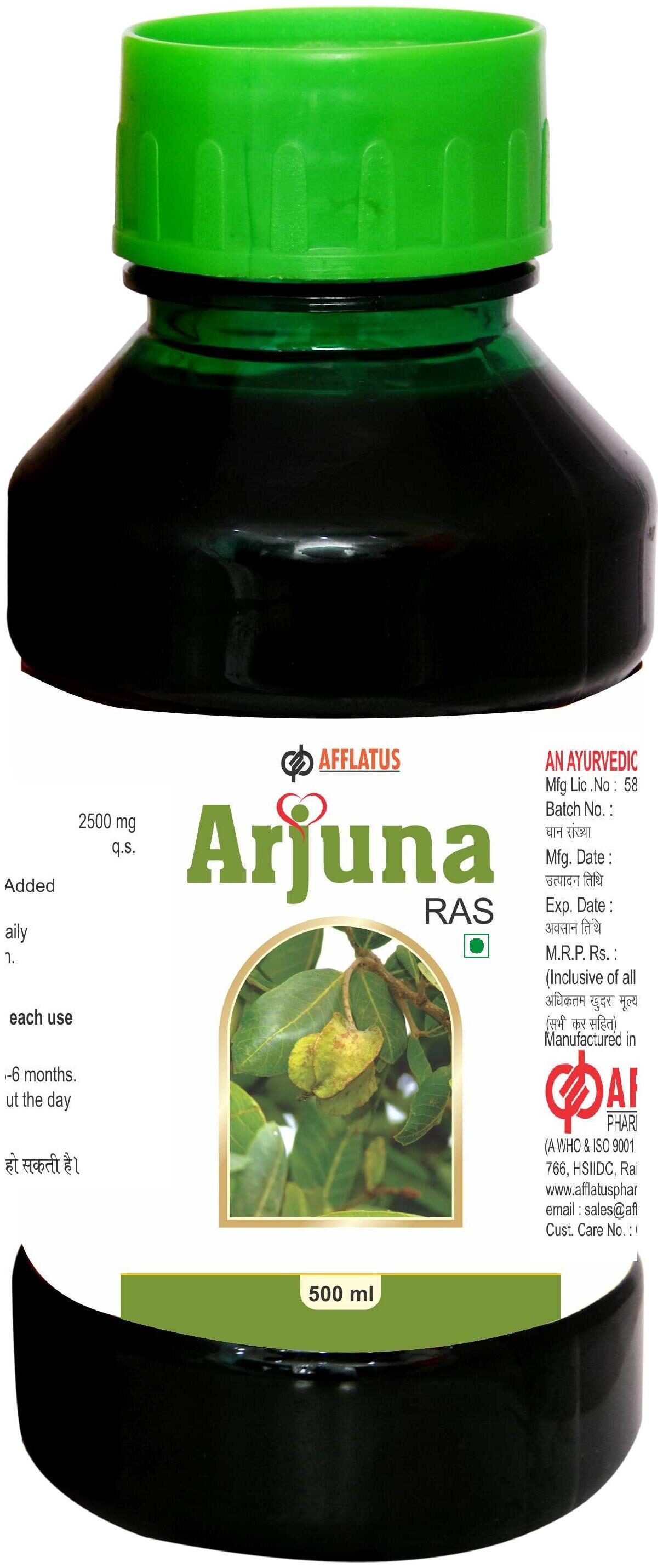 

Afflatus Arjuna Ras for Heart Protection 500 ml