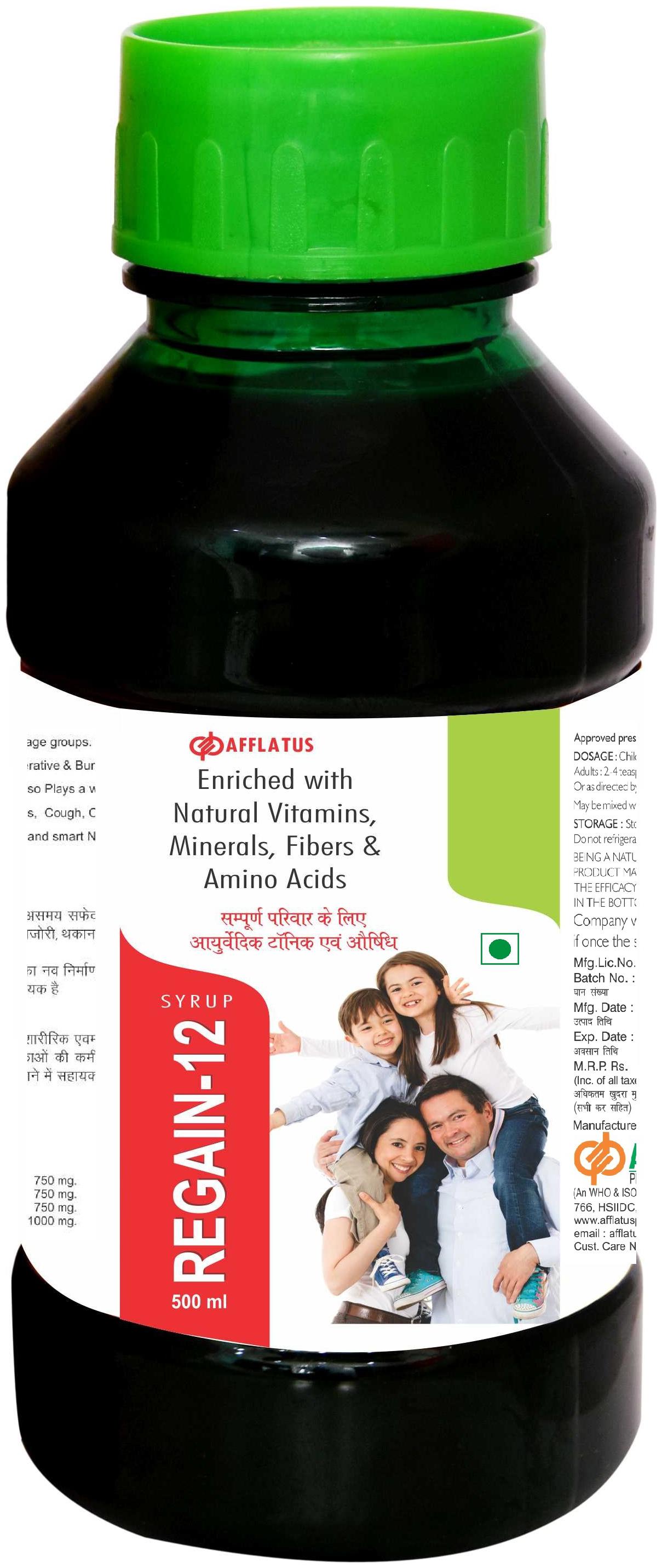 

Afflatus Regain-12 Juice for Energy Immune System 500 ml