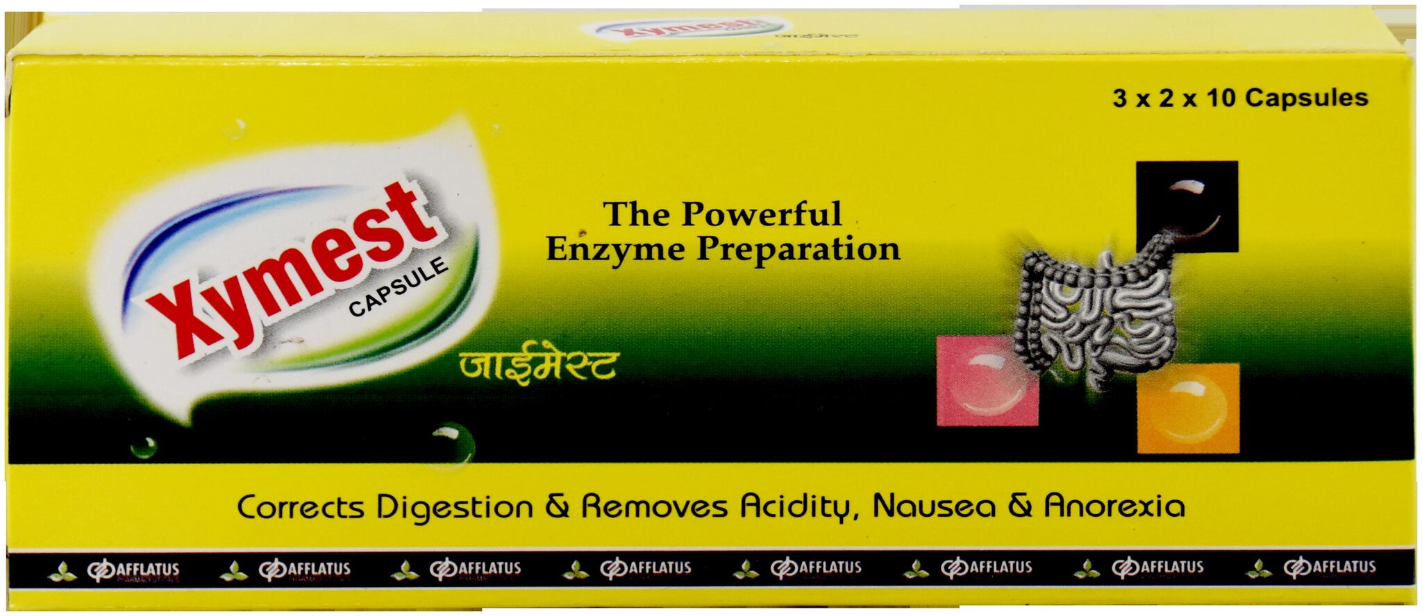 

Afflatus Xymest Herbal Constipation Indigestion 60 Capsules