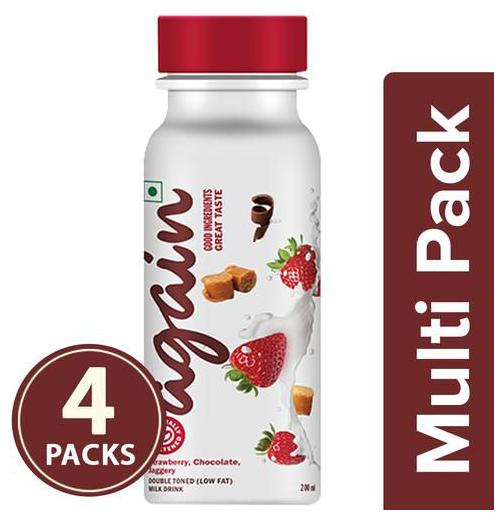 

Again Milk Drink - Strawberry Chocolate Jaggery 4x200 ml