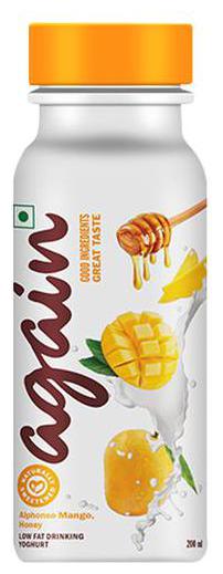 

Again Yoghurt Drink - Alphonso Mango - No sugar added All natural 200 ml