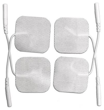 

AGAM ELECTROTODE Square pads (Pack of 4) TENS eleltrode pad Electrotherapy Device (AG451)