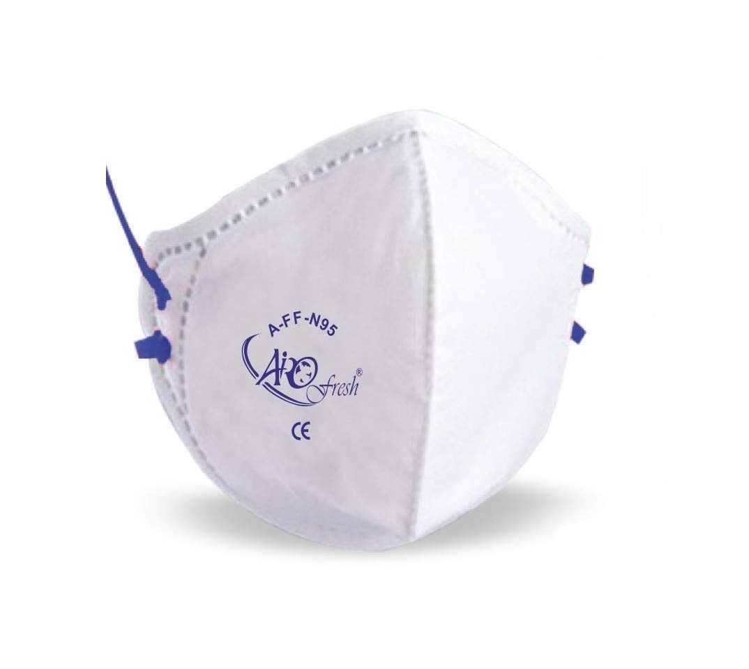 

Airofresh Anti Pollution N95 Face Mask Pack Of 25