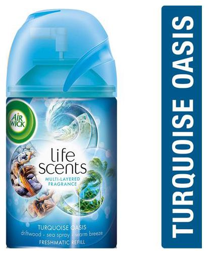 

Airwick Room Freshener - Freshmatic Refill Life Scents Turquoise Oasis 250 ml