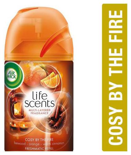 

Airwick Room Freshener Freshmatic Refill Life Scents Cosy By The Fire 250 ml