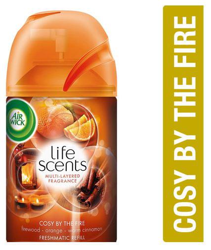

Airwick Room Freshener Freshmatic Refill Life Scents Cosy By The Fire 250 ml
