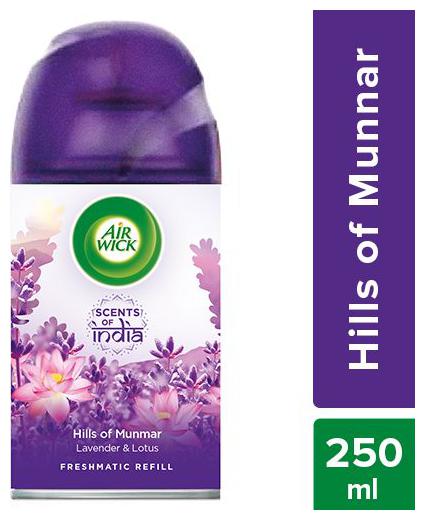 

Airwick Scents of India Freshmatic Air Freshener Refill - Hills of Munnar 250 ml