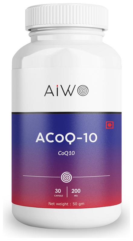 

Aiwo ACoQ10 200mg CoenzymeQ10-30Capsules
