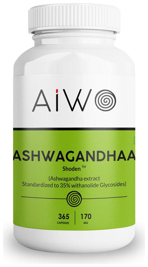 

Aiwo Ashwagandhaa - 365 Capsules - 170Mg Each Immunity Immunity Booster