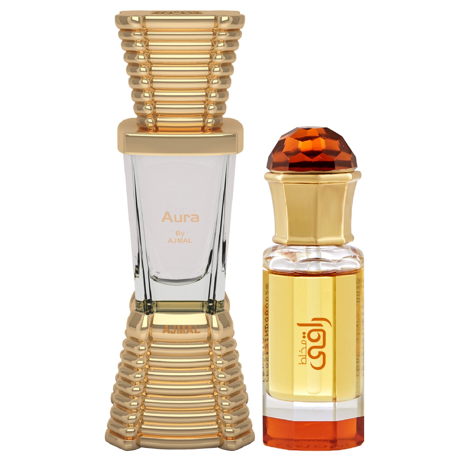 

Ajmal Aura 10 ml x 1 Mukhallat Raaqi 10 ml x 1 Pack of 2