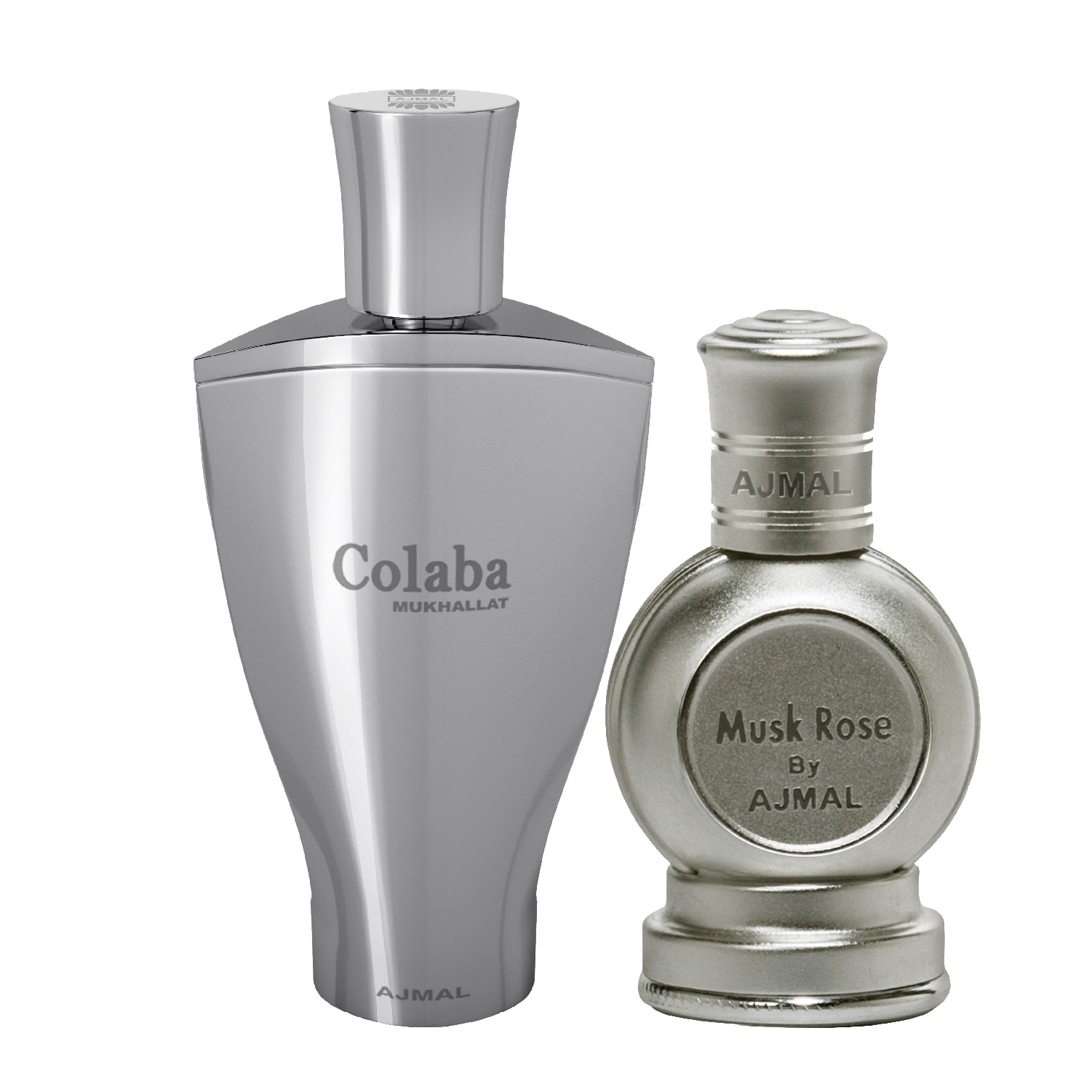 

Ajmal Colaba Mukhallat 12 ml x 1 Musk Rose 10 ml x 1 Pack of 2