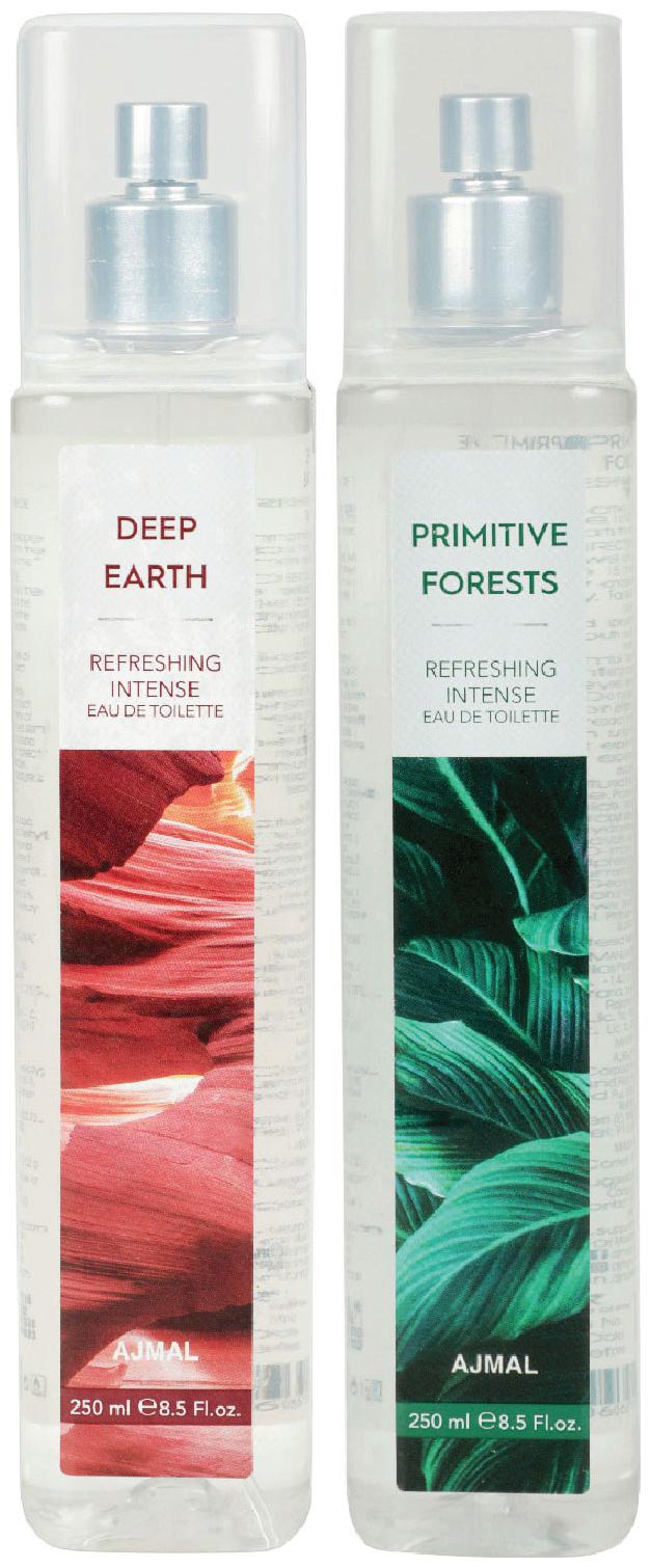 

Ajmal Deep Earth Primitive Forests Edt Combo Pack Of 2 Each 250Ml (Total 500Ml) For Men Women