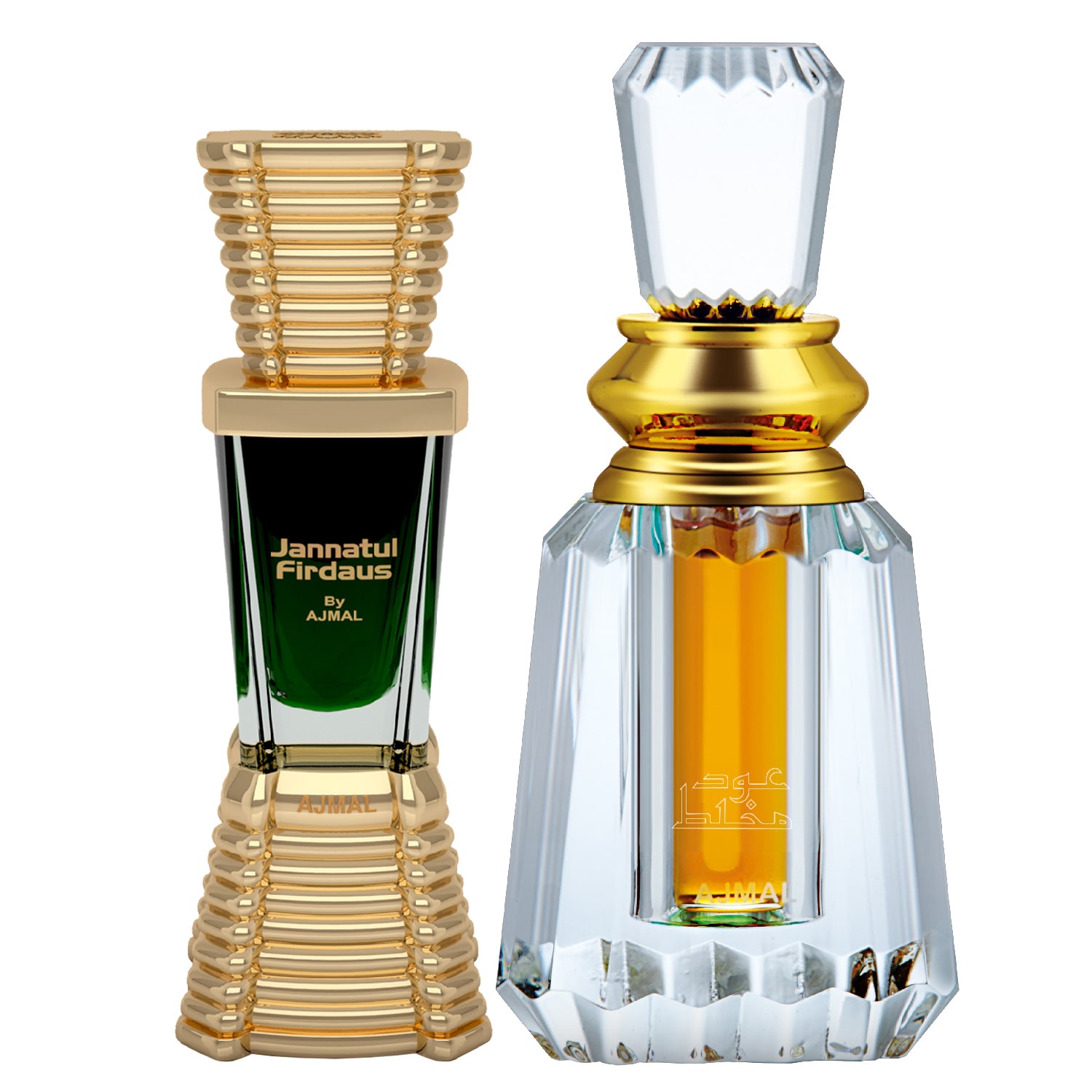 

Ajmal Jannatul Firdaus 10 ml x 1 Oudh Mukhallat 6 ml x 1 Pack of 2