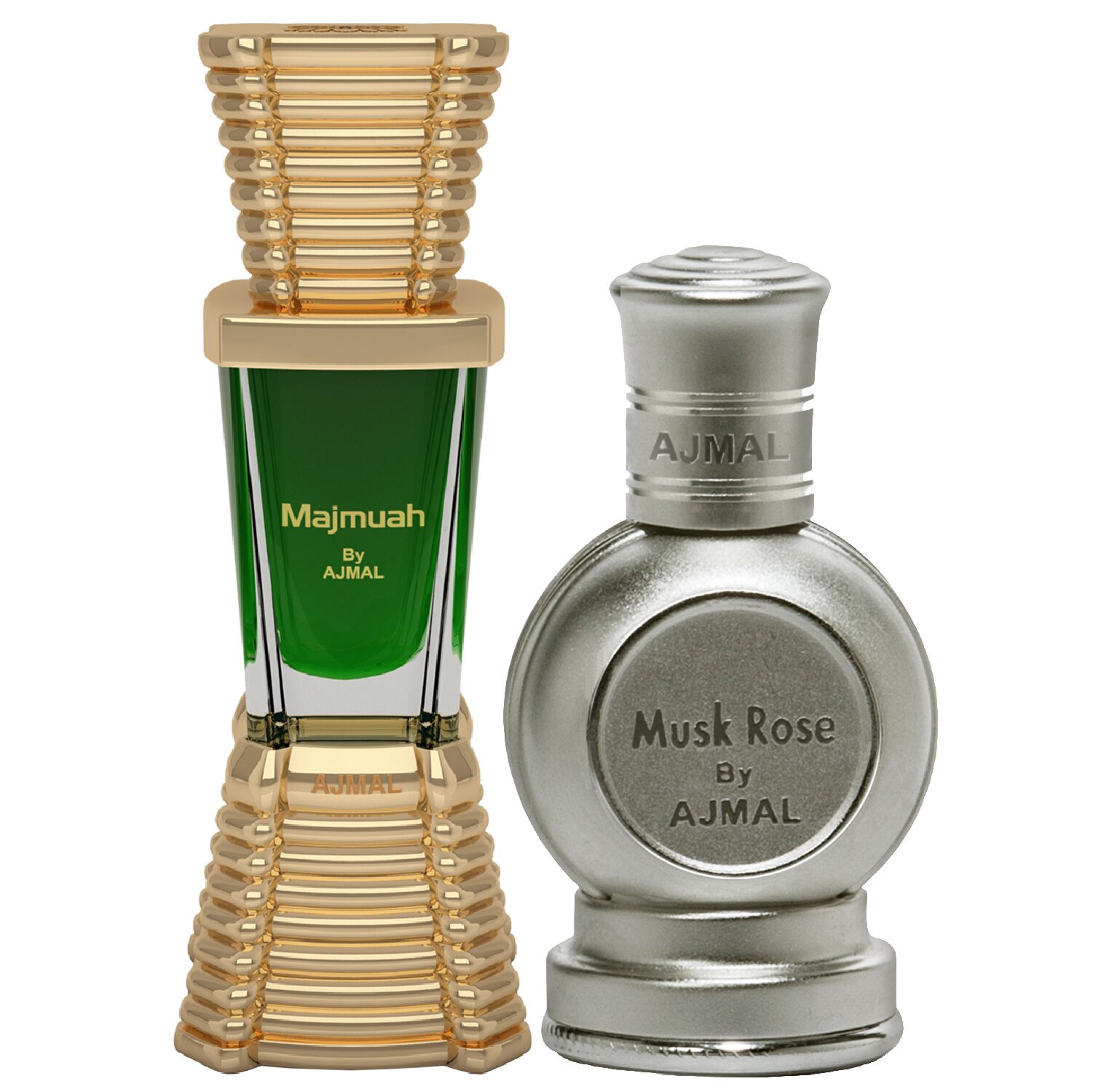 

Ajmal Majmua 10 ml x 1 Musk Rose 10 ml x 1 Pack of 2
