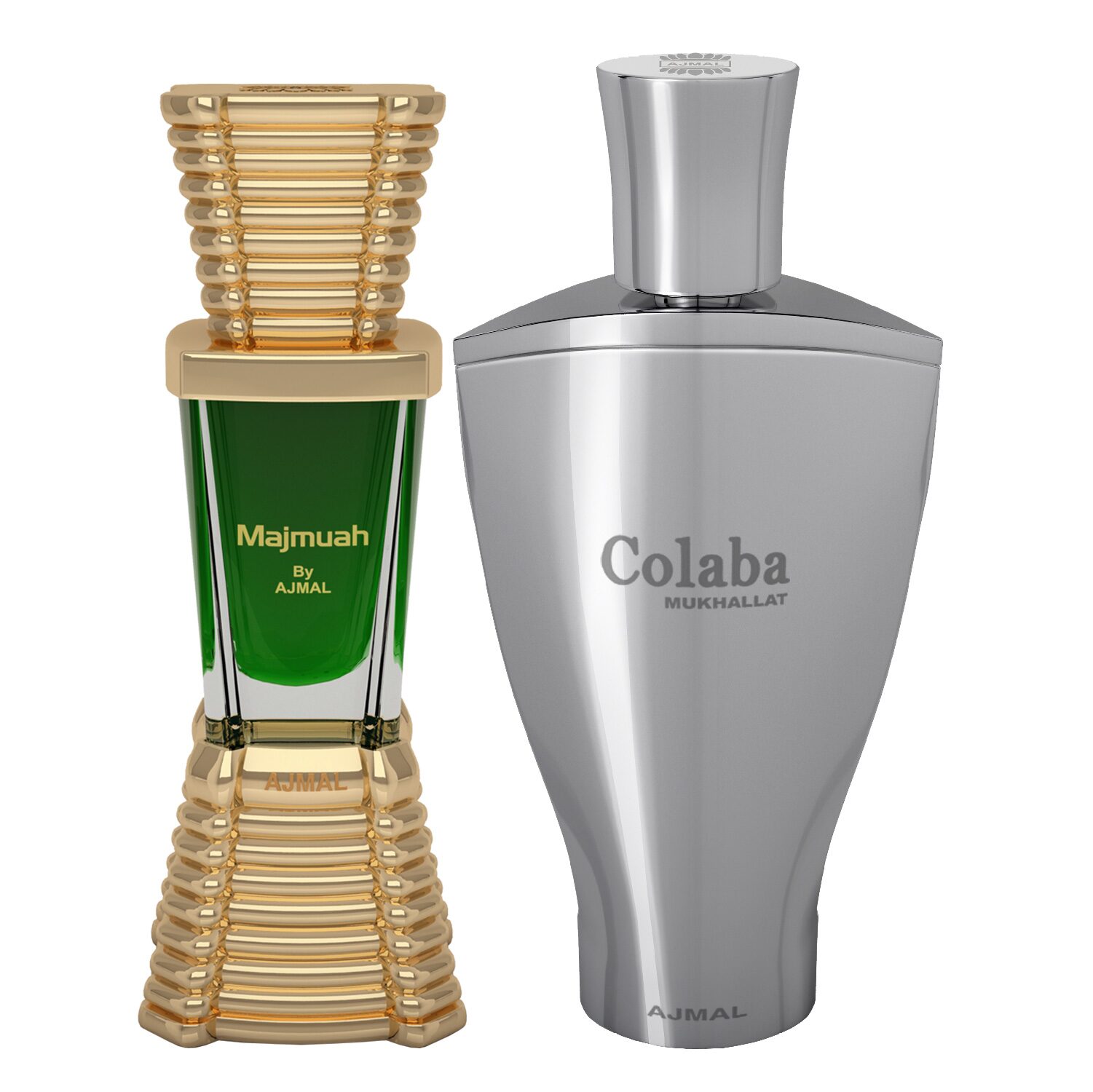 

Ajmal Majmua 10 ml x 1 Colaba Mukhallat 12 ml x 1 Pack of 2