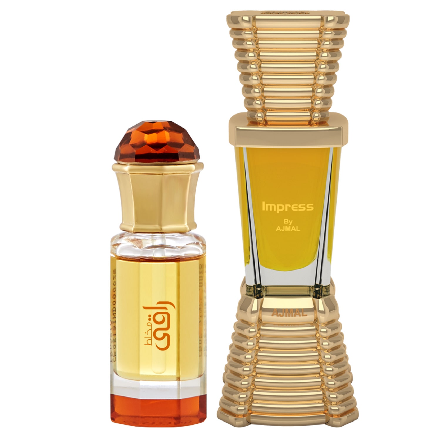 

Ajmal Mukhallat Raaqi 10 ml x 1 Impress 10 ml x 1 Pack of 2