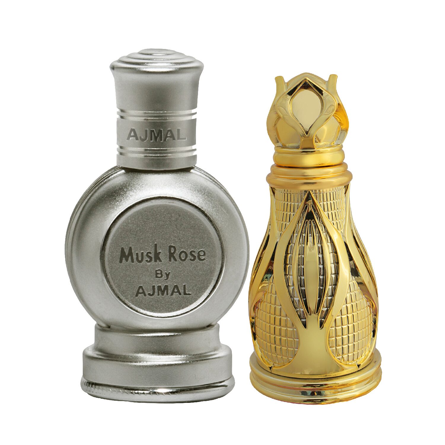 

Ajmal Musk Rose 12 ml x 1 khofooq 18 ml x 1 Pack of 2