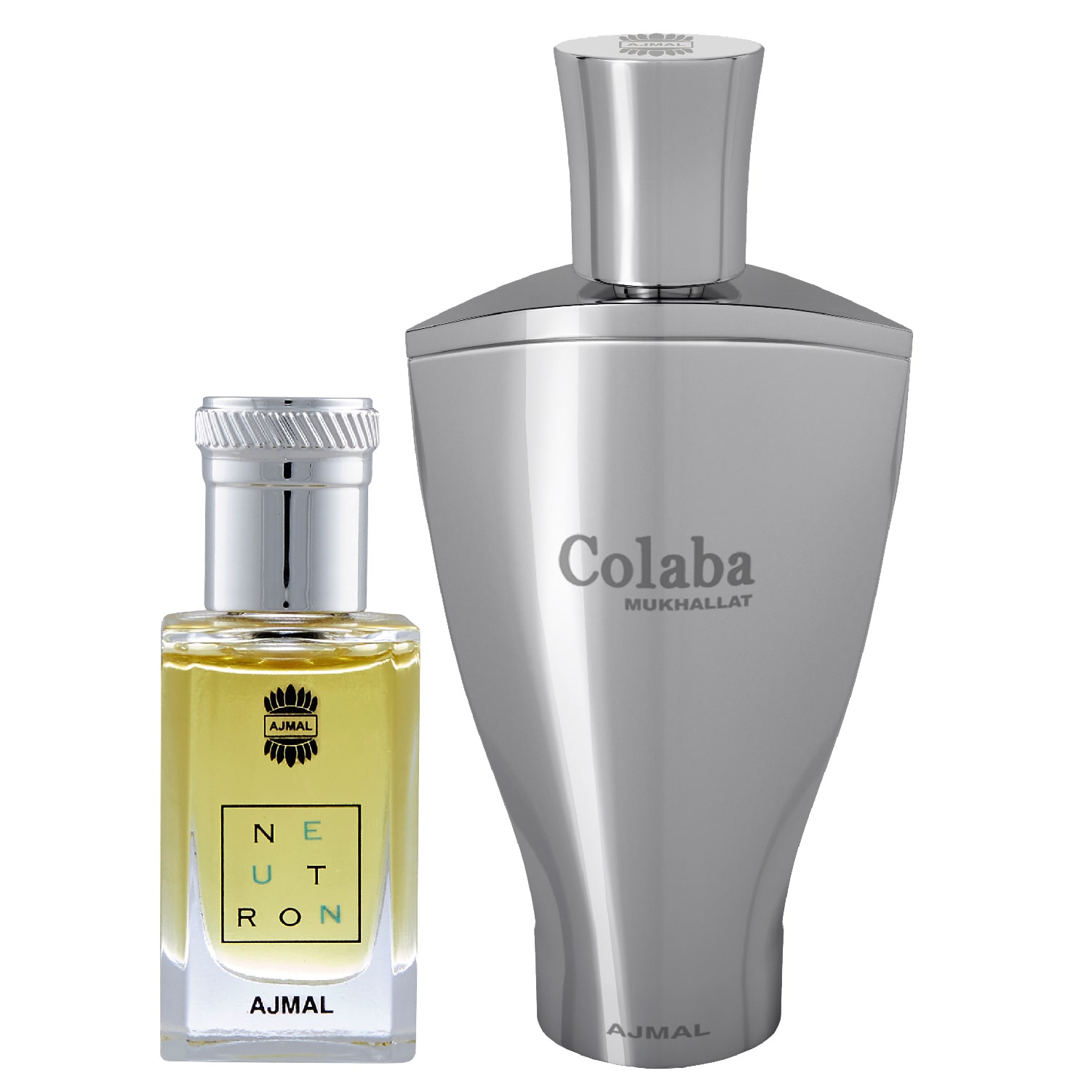 

Ajmal Neutron 10 ml x 1 Colaba Mukhallat 12 ml x 1 Pack of 2