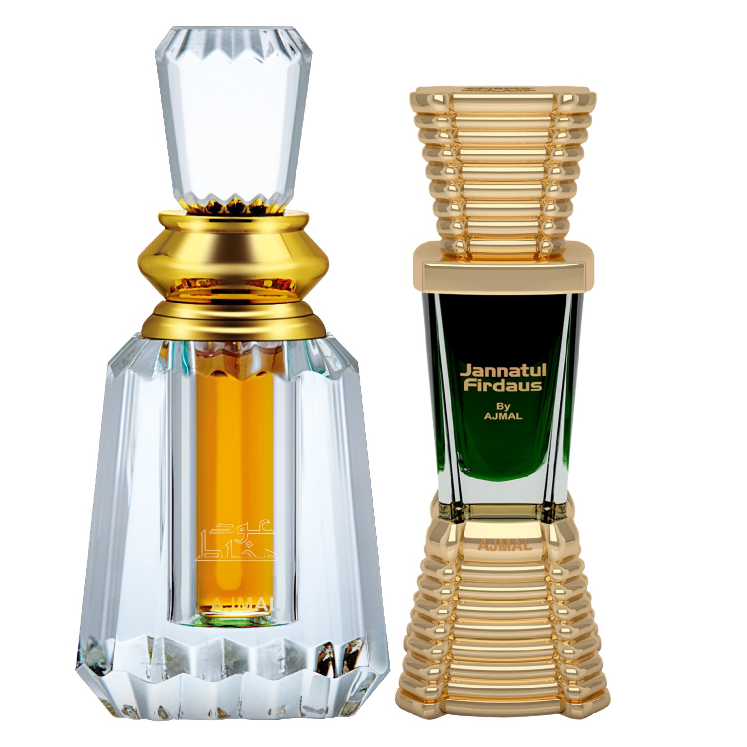 

Ajmal Oudh Mukhallat 6 ml x 1 Jannatul Firdaus 10 ml x 1 Pack of 2