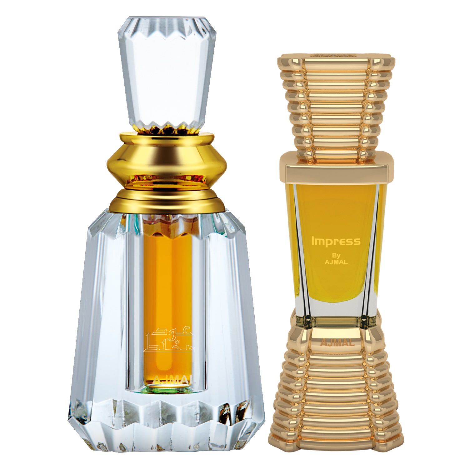 

Ajmal Oudh Mukhallat 6 ml x 1 Impress 10 ml x 1 Pack of 2