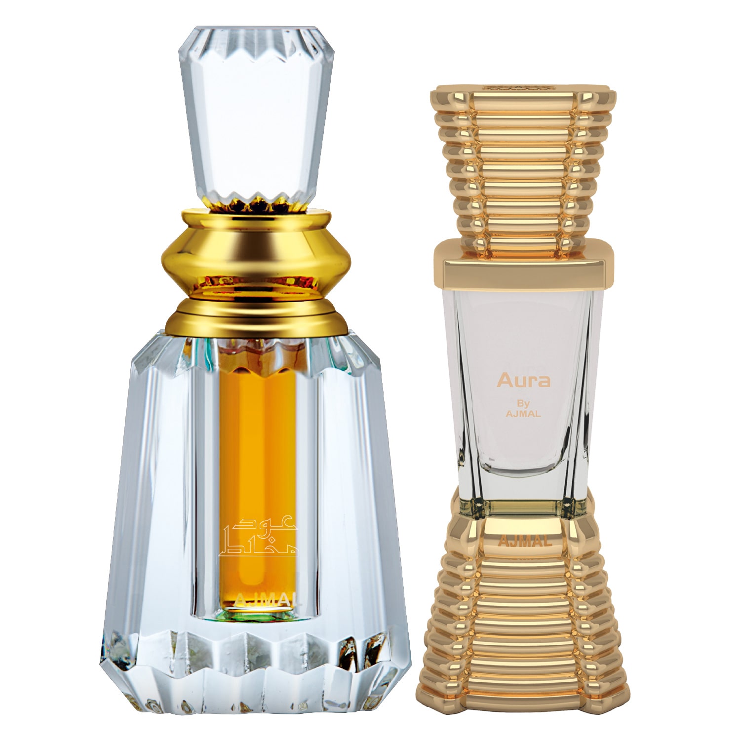 

Ajmal Oudh Mukhallat 6 ml x 1 Aura 10 ml x 1 Pack of 2