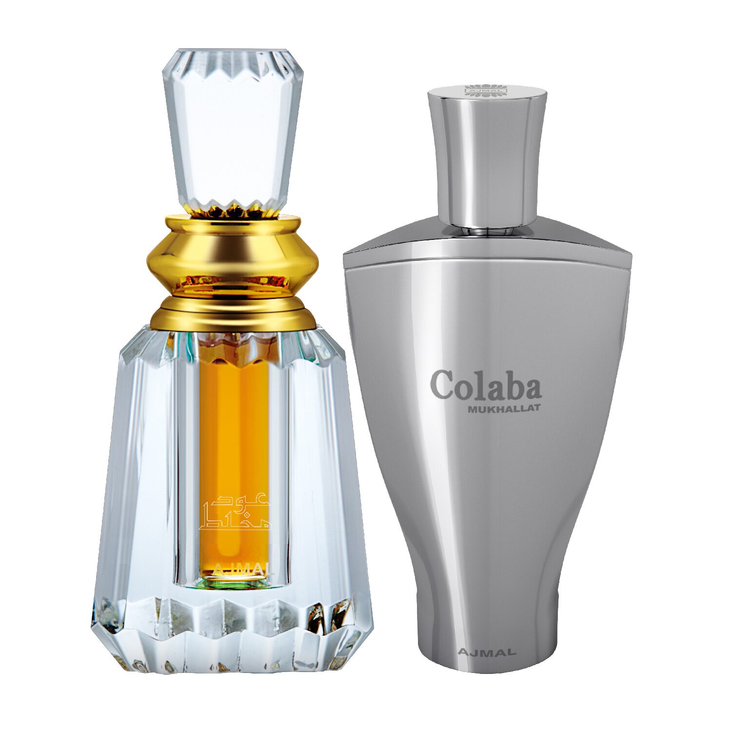 

Ajmal Oudh Mukhallat 6 ml x 1 Colaba Mukhallat 12 ml x 1 Pack of 2