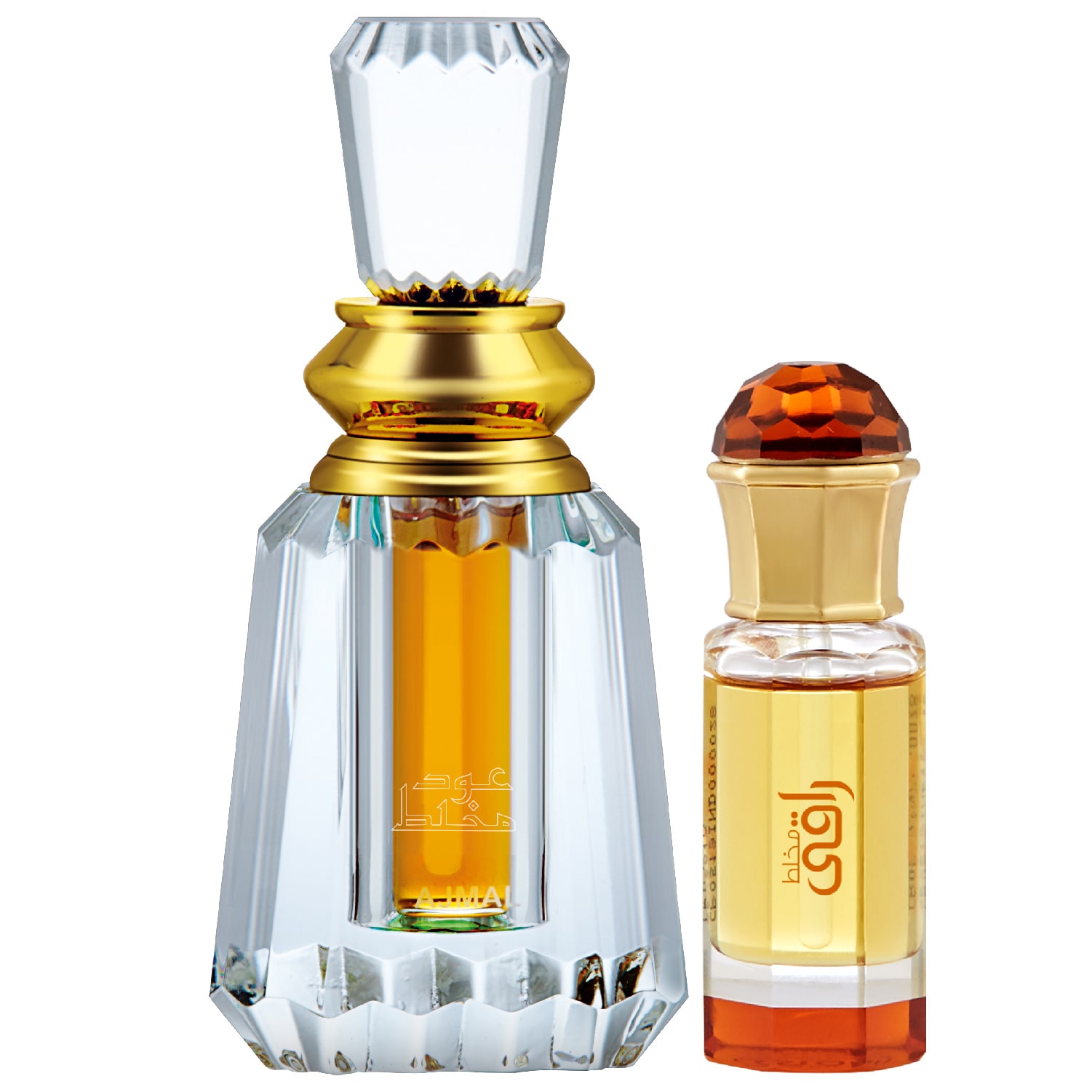 

Ajmal Oudhmukhallat 6 ml x 1 Mukhallat Raaqi 10 ml x 1 Pack of 2
