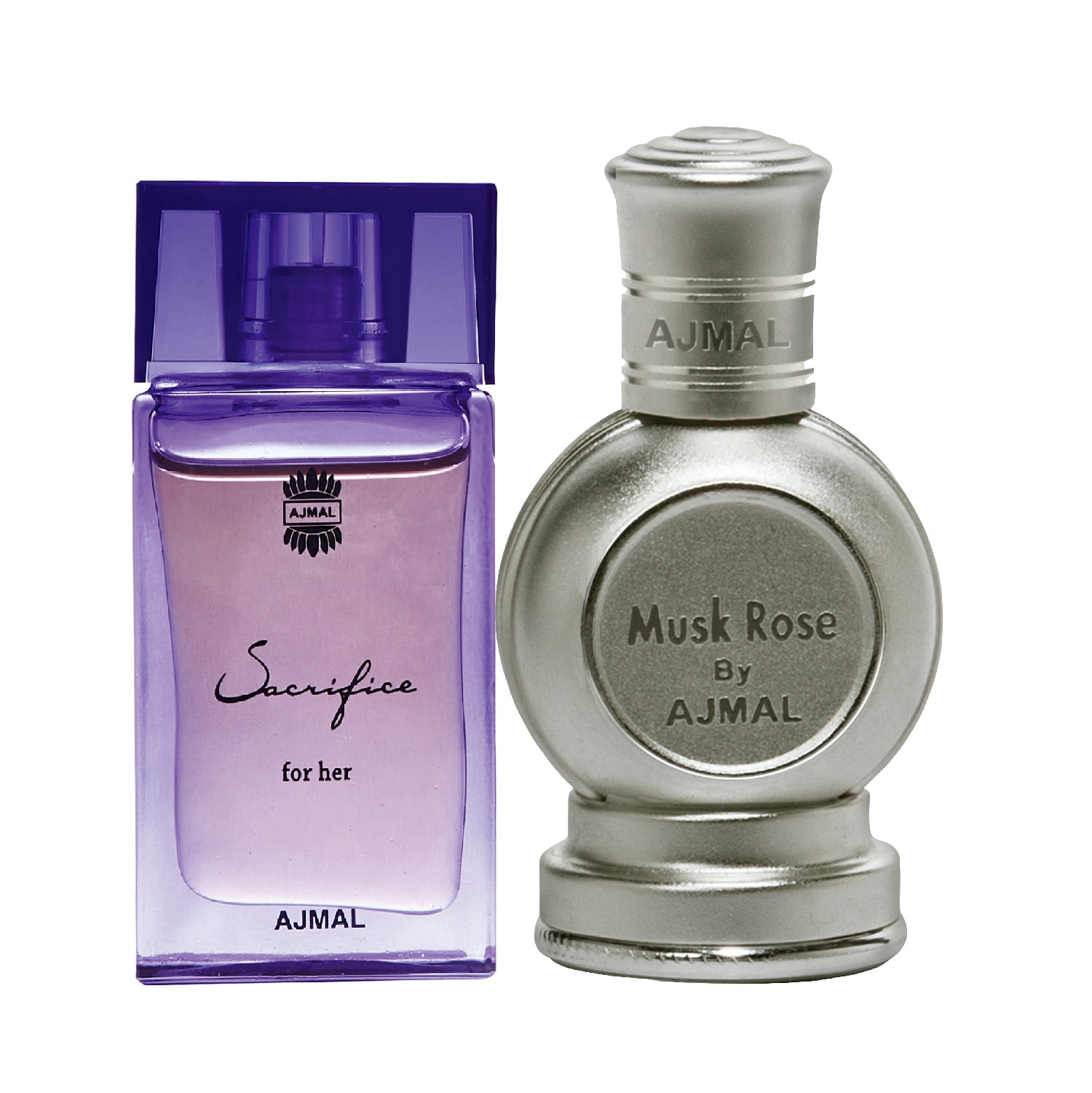 

Ajmal Sacrificee 10 ml x 1 Musk Rose 10 ml x 1 Pack of 2