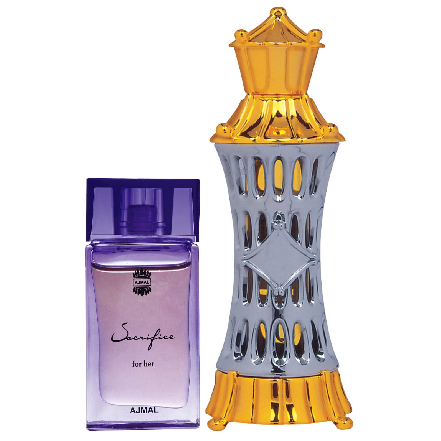 

Ajmal Sacrificee 10 ml x 1 Mizyaan 14 ml x 1 Pack of 2