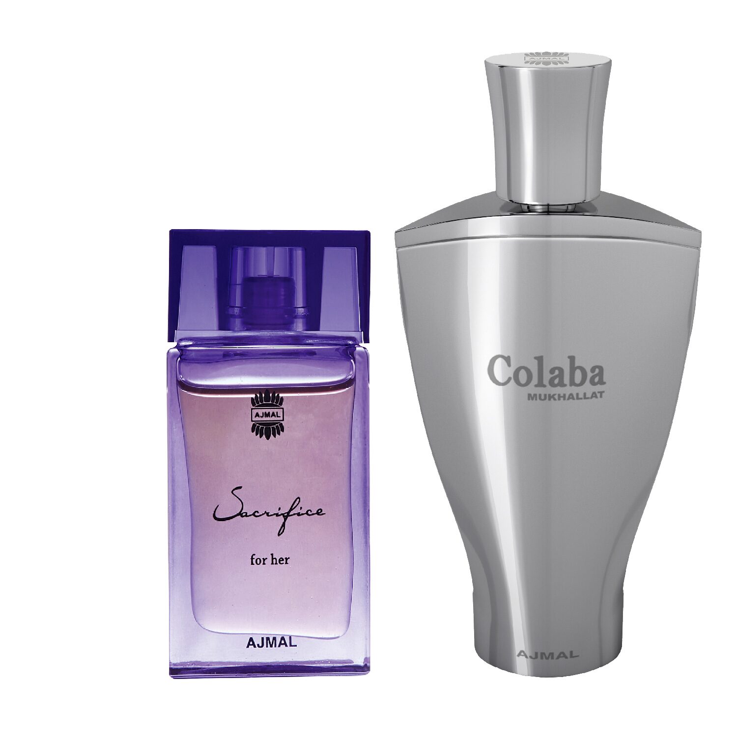 

Ajmal Sacrificee 10 ml x 1 Colaba Mukhallat 12 ml x 1 Pack of 2