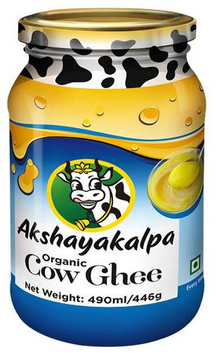

Akshayakalpa Organic Cow Ghee 490 ml