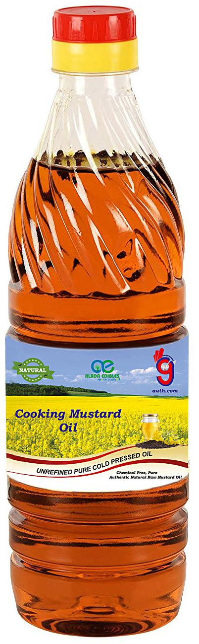 

99Auth Cold Pressed Mustard Sarason Sarisa Cooking Oil Chemical Free 500ml