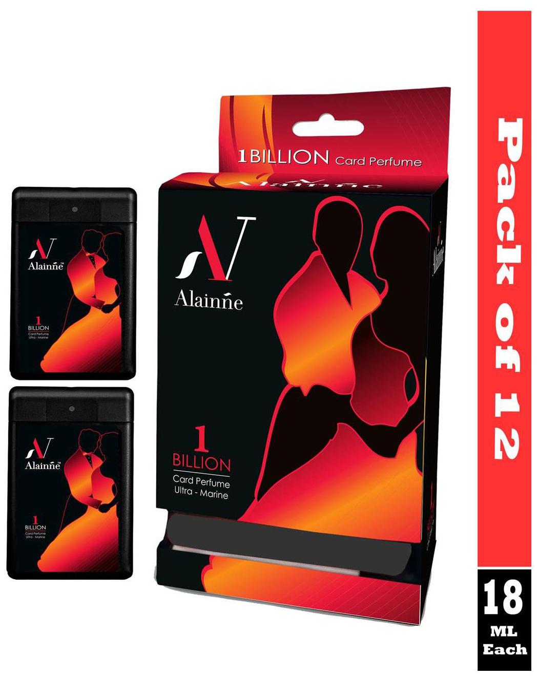 

Alainne One Billion Ultra- Marine Pocket Perfume For Men (Pack of 12)