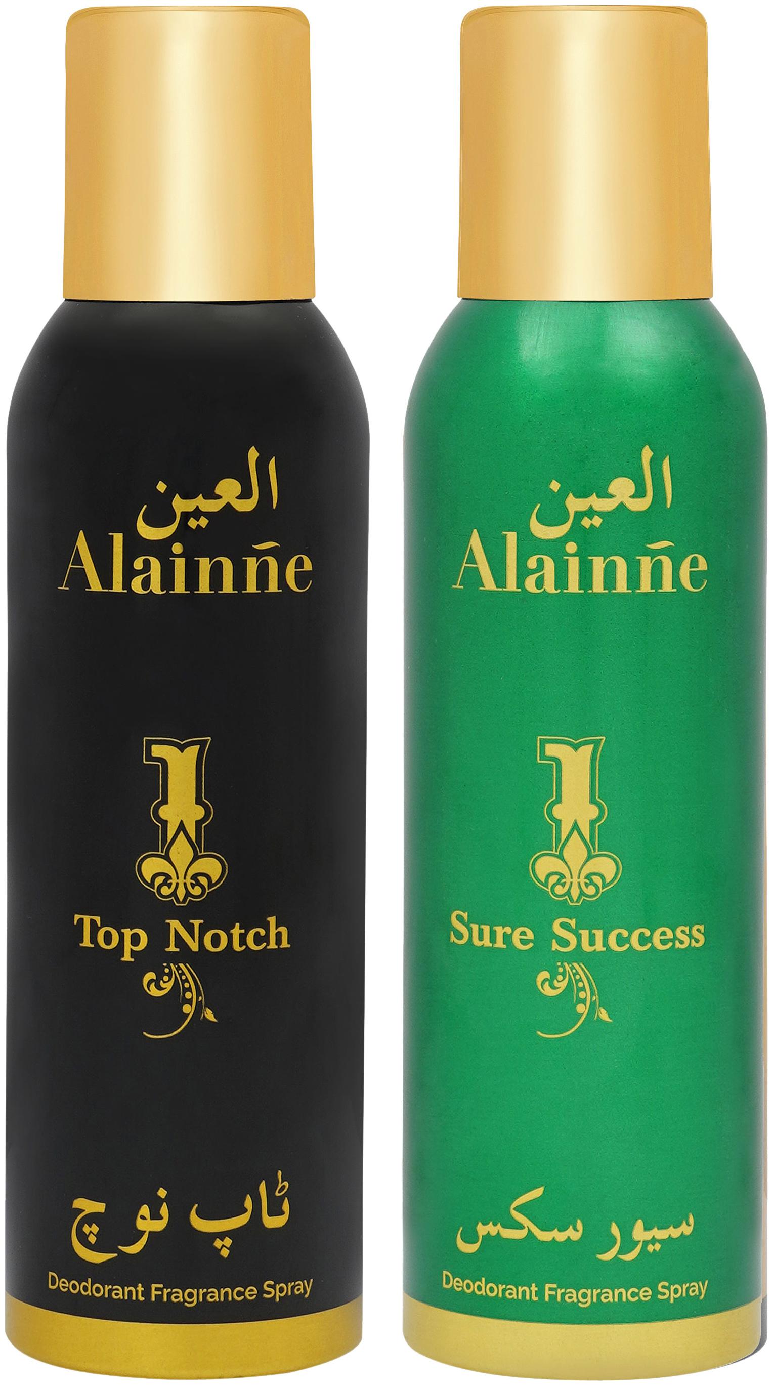 

Alainne Top Notch Sure Success Deodorant Fragrance Spray(Export) Combo Pack 150ml (Pack of 2)