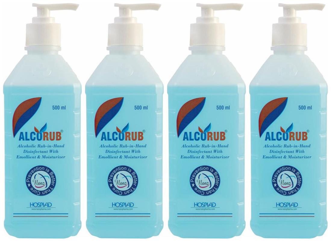 

Alcorub Handrub 500ml (Pack of 4)