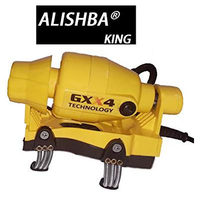 

ALISHBA King Powerful Double Speed Floating Action Body Head Finger Massager - Yellow