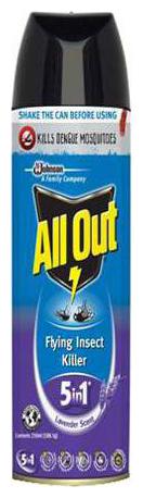 

All Out Flying Insect Killer - 5 in 1 250 ml