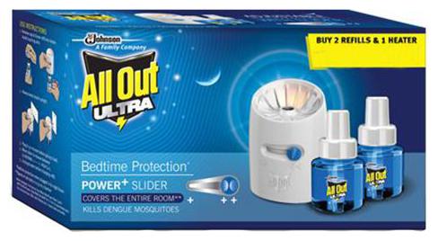 

All Out Ultra Power Slider 3 pcs (2 Refills With Heater Free)