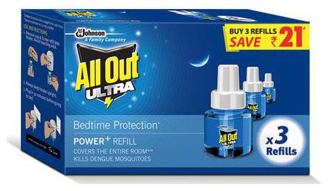 

All Out Ultra Refill Saver Pack 45 ml