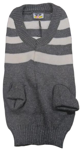 

All4pets Dog Sweater No 18(Grey White)